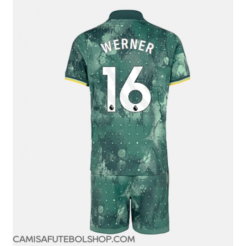 Camisa de time de futebol Tottenham Hotspur Timo Werner #16 Replicas 3º Equipamento Infantil 2024-25 Manga Curta (+ Calças curtas)